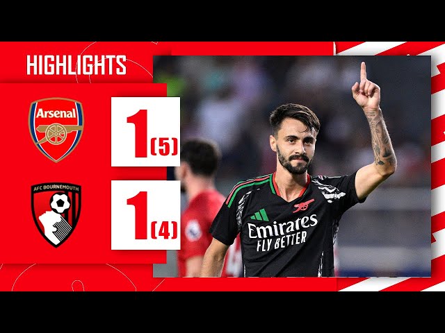 Arsenal vs Bournemouth 1-1 (5-4 Pens) Extended Highlights